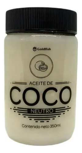 D_NQ_NP_750240-MLU75164663823_032024-O Aceite de coco vidrio x350 cc Gold Fish