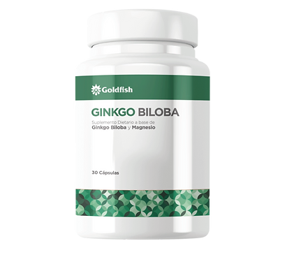 GF Ginkgo Biloba y Magnesio x 30 capsulas Ginkgo biloba + magnesio x30 comp Goldfish