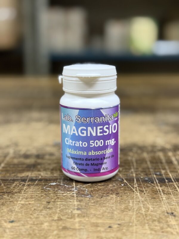 IMG_1422 (1) Citrato de Magnesio 500 mg x60 comp Serranita