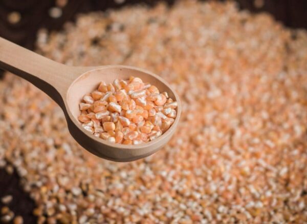 Maíz pisado colorado