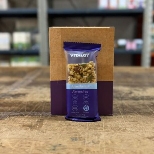 Barritas ARÁNDANO Y ALMENDRA x10 u Vitalgy