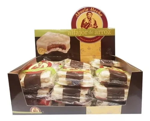 Alfajor de arroz BLANCO x12 unidades Abuela Mecha