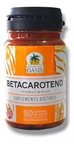 betacaroteno x 60 Betacaroteno x60 comp Oasis