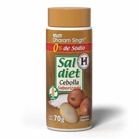 cebolla Sal sin sodio CEBOLLA x70 gr Dharam Singh