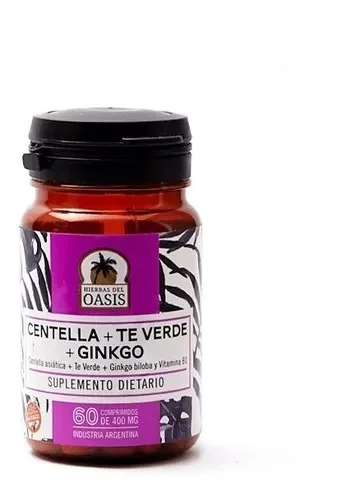 cent-teverde-ginkgo Centella + te verde + ginkgo x60 comp Oasis