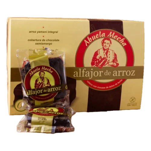 Alfajor de arroz NEGRO x12 unidades Abuela Mecha