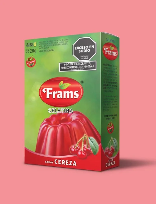 gelatina-cerezas Gelatina CEREZA x26 gr Frams