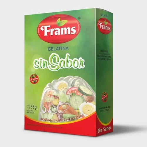 Gelatina SIN SABOR x35 gr Frams