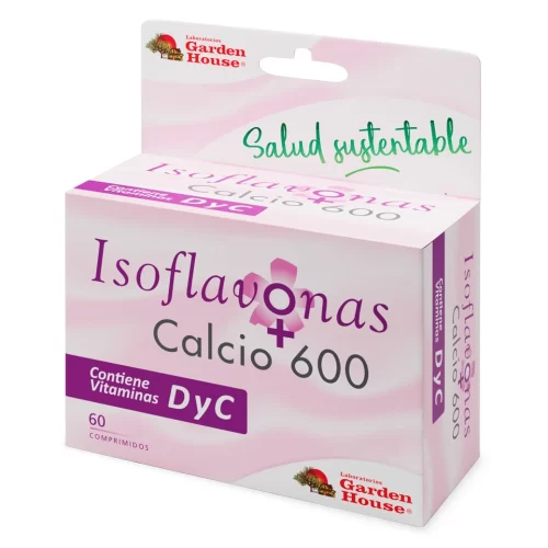 isoflanovas-calcio-60-nuevo Isoflavonas de soja + calcio x60 comp Garden House