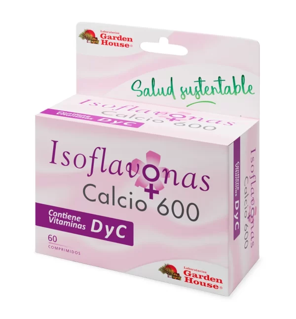 Isoflavonas de soja + calcio x60 comp Garden House