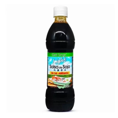 Salsa de soja sin sodio x500 gr Dharam Singh