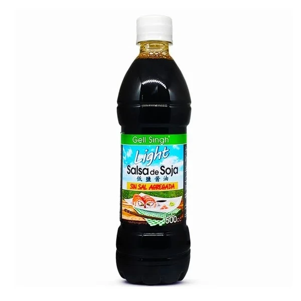 Salsa de soja sin sodio x500 gr Dharam Singh