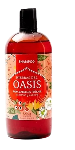Shampoo CABELLO TEÑIDO con guaraná x520 ml Oasis