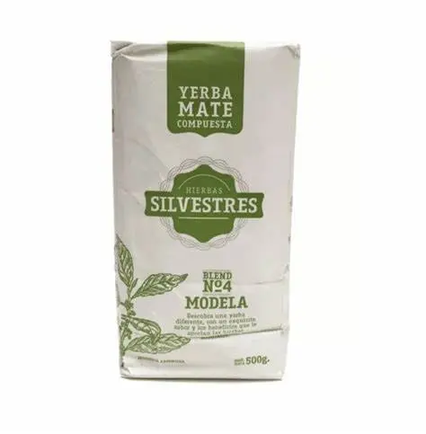 Yerba mate compuesta SILVESTRE N4 MODELA x500 gr Patagonia